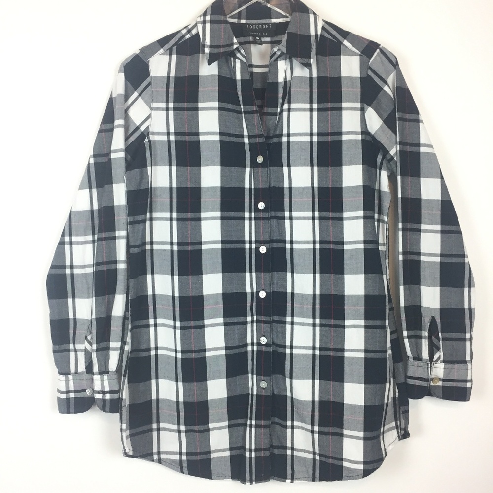 NWOT Foxcroft | Plaid Check Button Down